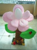 Flor no Lustre com iluminação M
